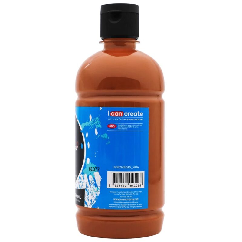 500 ml mont marte acrylic colour burnt sienna image 2