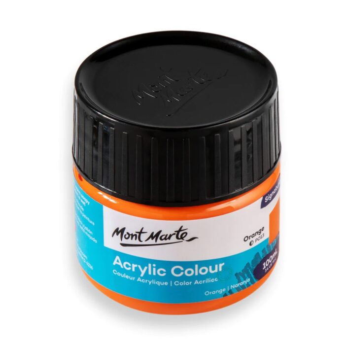 Acrylic Colour Paint Signature 100ml orange image 2