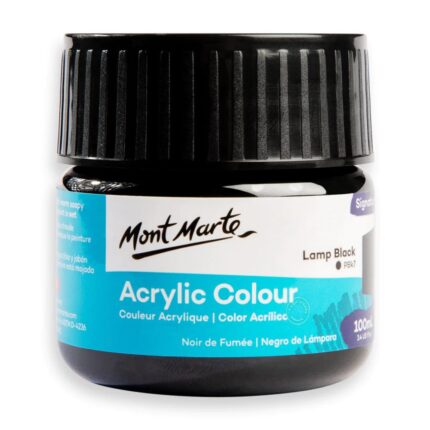Acrylic lamp black paint