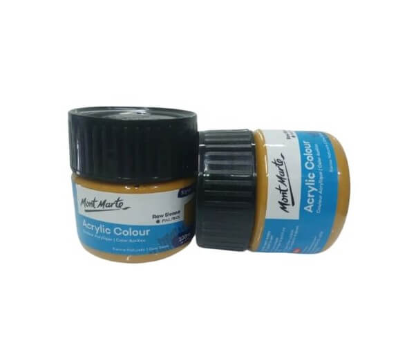 Raw Sienna Color Paint
