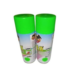 flourescent spray paint green 2