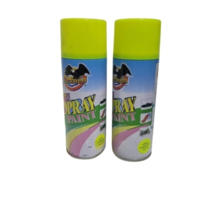 flourescent spray paint yellow 3