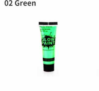 Green Glow Body Paint