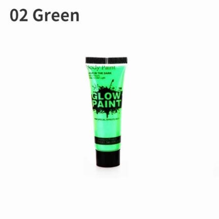 Green Glow Body Paint