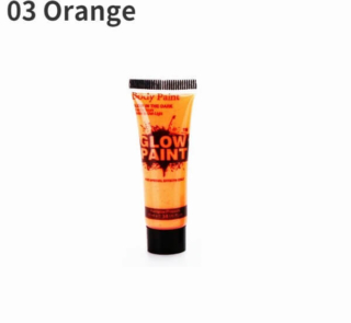 glow in the dark paint orange