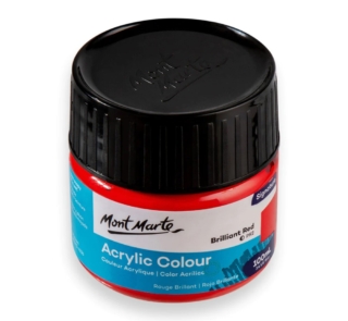 mont marte 100ml brilliant red image 2