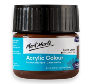 Acrylic Burnt Umber Paint