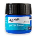 Acrylic cobalt blue paint