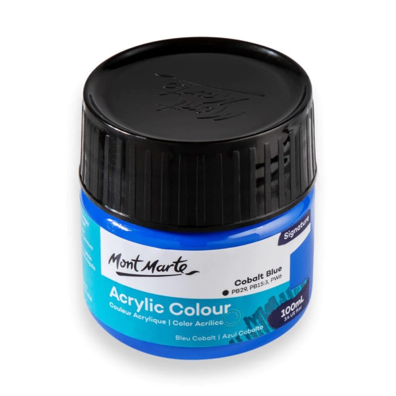 mont marte 100ml cobalt blue image 2