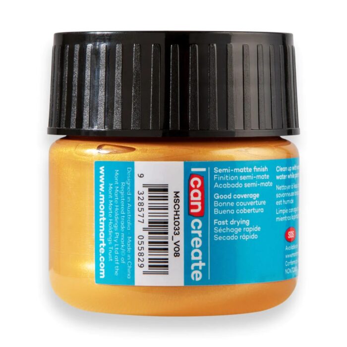 mont marte 100ml gold image 3