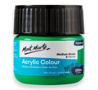 100ml Acrylic Paint-Medium Green