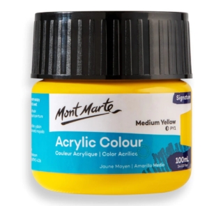 Medium Yellow Acrylic Paint