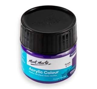mont marte 100ml purple paint image 2
