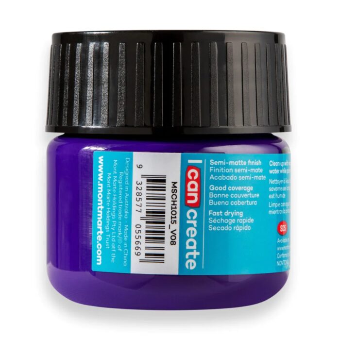 mont marte 100ml purple paint image 3
