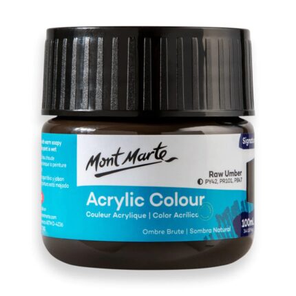 100ml Acrylic Raw Umber Paint