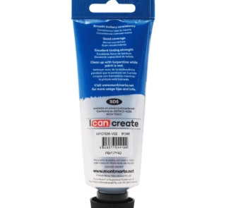 mont marte 75ml oil paint raw sienna image 2