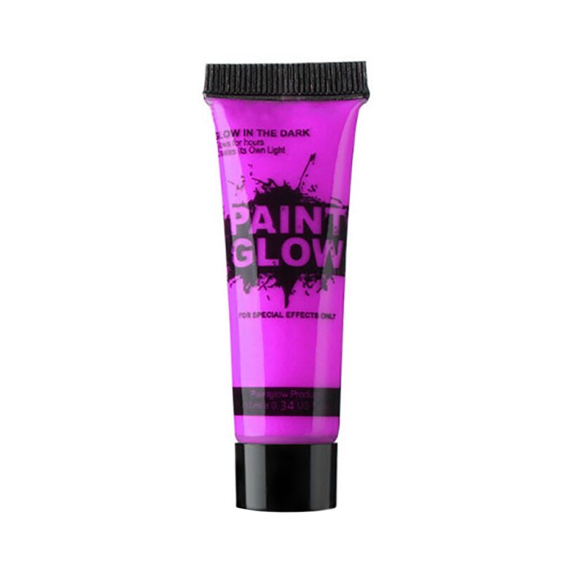 purple glow body paint image 1