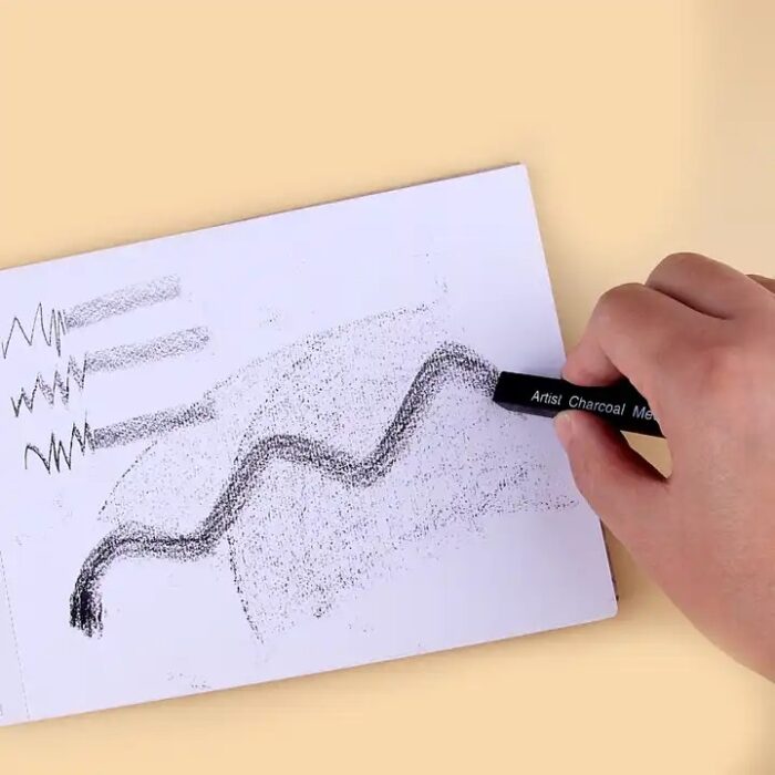 Xin Bowen 6pcs Square Compressed Charcoal Stick image 3