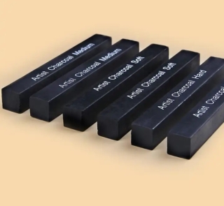 Xin Bowen 6pcs Square Compressed Charcoal Stick image 4