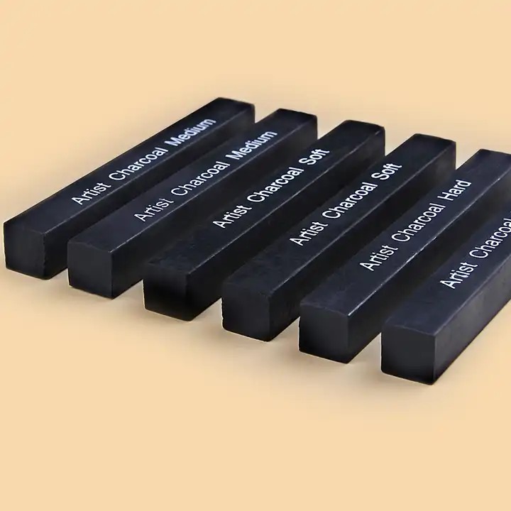 Xin Bowen 6pcs Square Compressed Charcoal Stick image 4