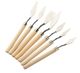 palette knives 7pcs 5