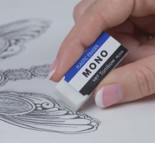 plastic tombow mono eraser image 4