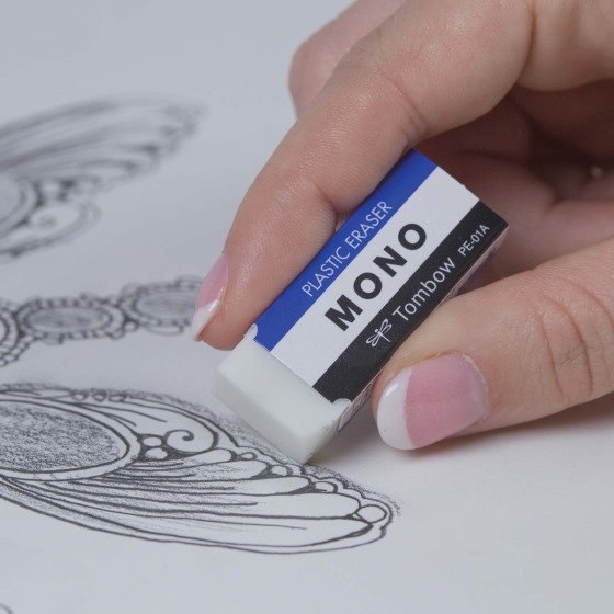 plastic tombow mono eraser image 4