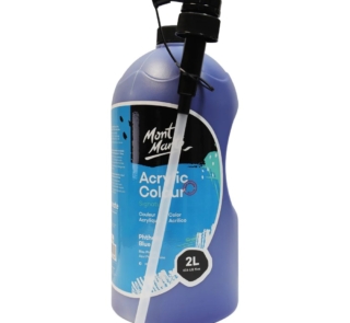 Acrylic Colour Paint Signature 2L 67.6 US fl.oz Bottle – Phthalo Blue image 2