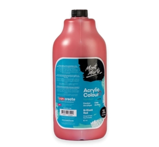 Acrylic Colour Paint Signature 2L brilliant red image 1