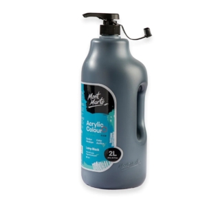 2l Black Acrylic Paint