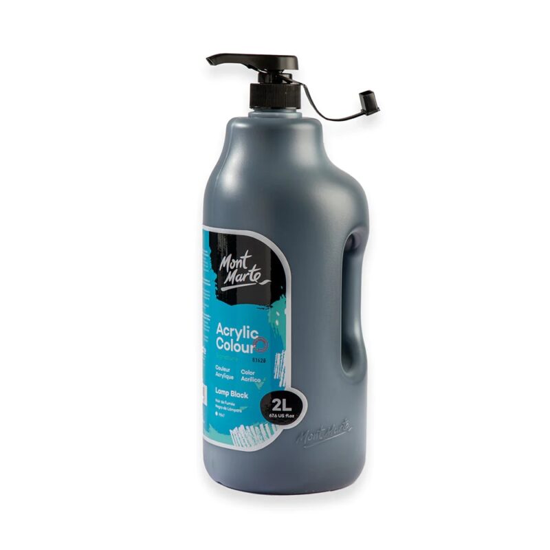 2l Black Acrylic Paint