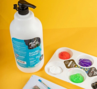 Acrylic Colour Paint Signature 2L – Titanium White image 2