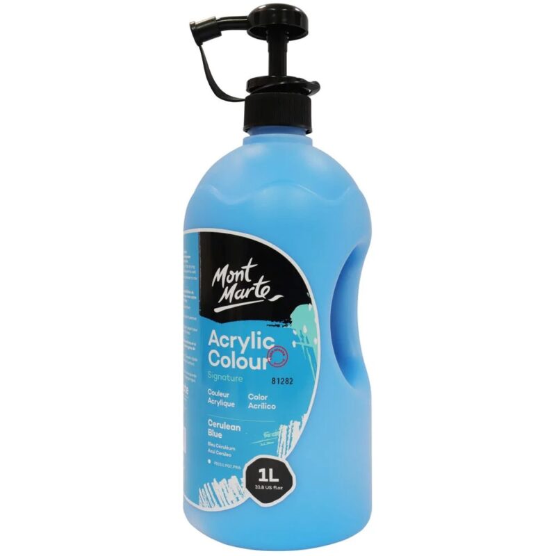 1L Cerulean Blue Acrylic Paint