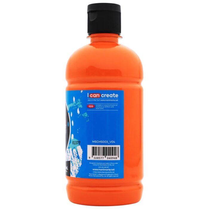 Acrylic Colour Signature 500ml 16.9 US fl.oz Orange iamge 2