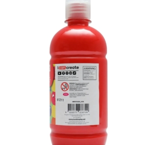 Poster Paint 500ml 16.91 US fl.oz Scarlet image 2