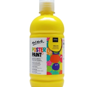 Poster Paint 500ml Yellow Mid image 1