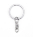 keychain rings silver image 2