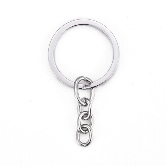 keychain rings silver image 2