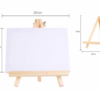 15c by 20 cm canvas board with image 1