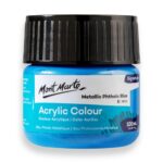 buy Metallic Phthalo Blue Acrylic Paint 100ml