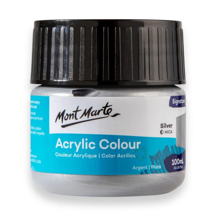 buy Silver Acrylic Paint 100ml