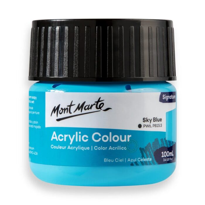 buy Sky Blue Acrylic Paint 100ml