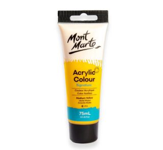 buy Medium Yellow Acrylic Paint 75ml