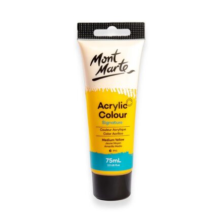 buy Medium Yellow Acrylic Paint 75ml