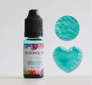 Alcohol Ink Light Blue