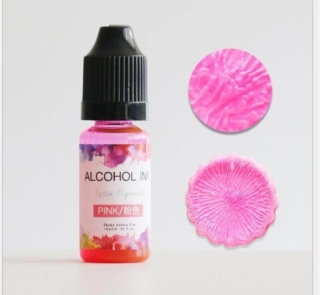 Alcohol Ink Pink