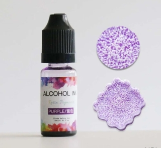 Alcohol Ink Purple