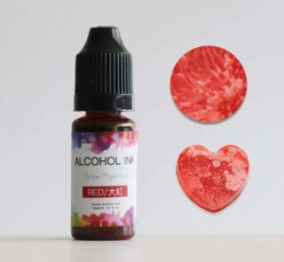 Alcohol Ink Red