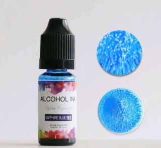 Alcohol Ink Sapphire Blue