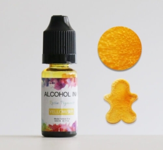 Alcohol Ink Yellow